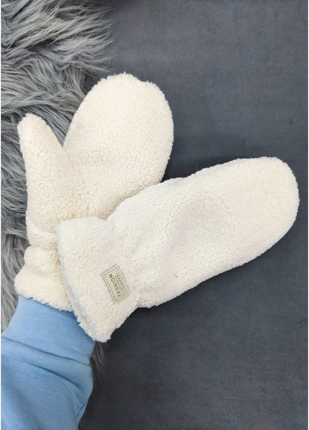 Теплі рукавиці в стилі тедді — максимальний затишок INNOE Рукавиці (364656693)