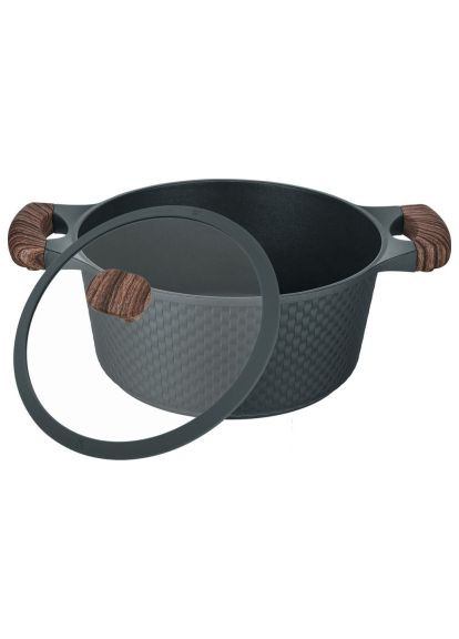 Каструля Ran чорна 24 см 4,2 л (93903) RESTO Ran чорна 24 см 4, 2 л (366699434)