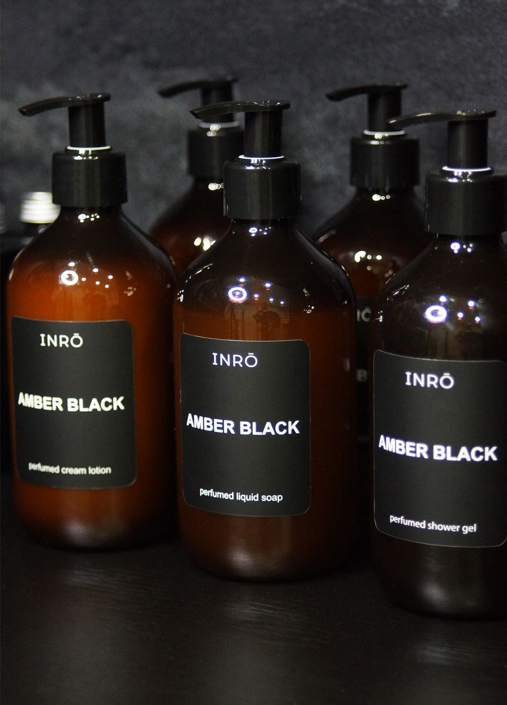 Жидкое мыло парфюмированное "AMBER BLACK" 500 мл INRO (280916373)