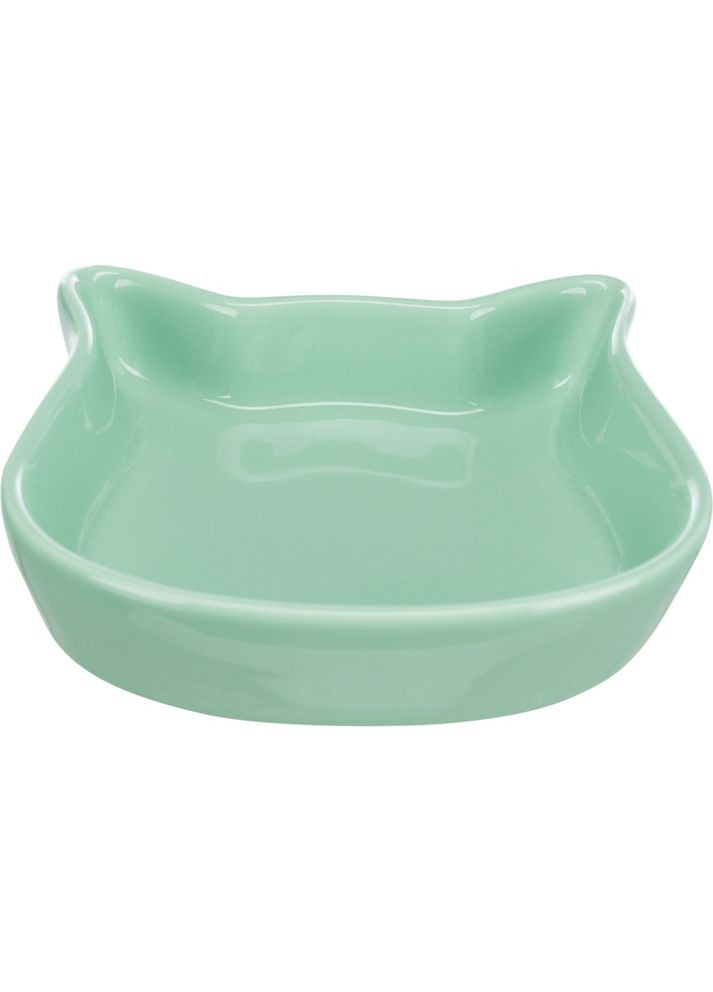 Миска для кошек керамическая в форме кошачьей головы, 0,25 л, 12 х 12 см Trixie (355254692)