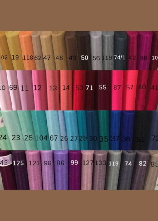 Ткань Фатин Молочный №3 Buse (313402657)