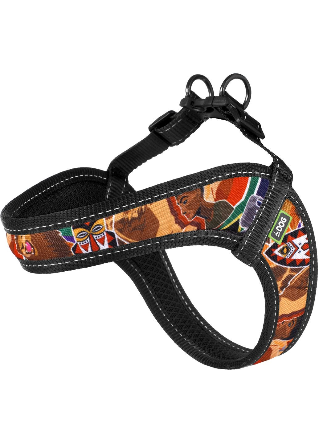 Шлея Comfort охоплення грудної клітки 36-42 см S Safari (2100102860019) Hi Dog (320760726)