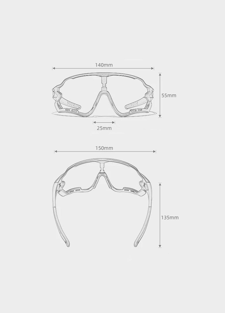 Противоударные поляризационные солнцезащитные очки для велоспорта LS911 White Green KINGSEVEN (303110864)