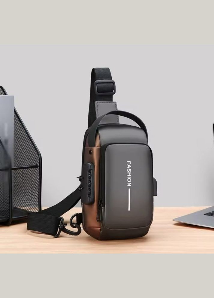 Сумка мужская XIO Fashion с USB зарядкой и кодовым замком тип 2 No Brand (338593870)