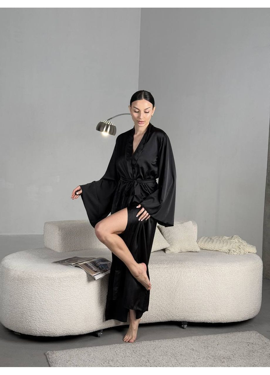 Шелковый макси халатик — ЗАМЕРЫ В ОПИСАНИИ GD/GL Модний простір (370147297)