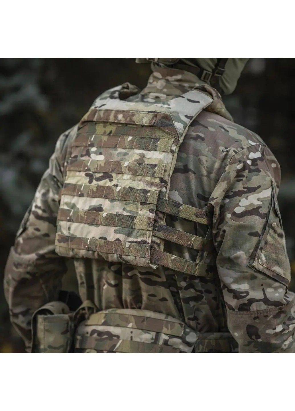 Тактична плитоноска без плит M-Tac Cuirass QRS зі швидким скиданням (Мультикам) No Brand (332636270)