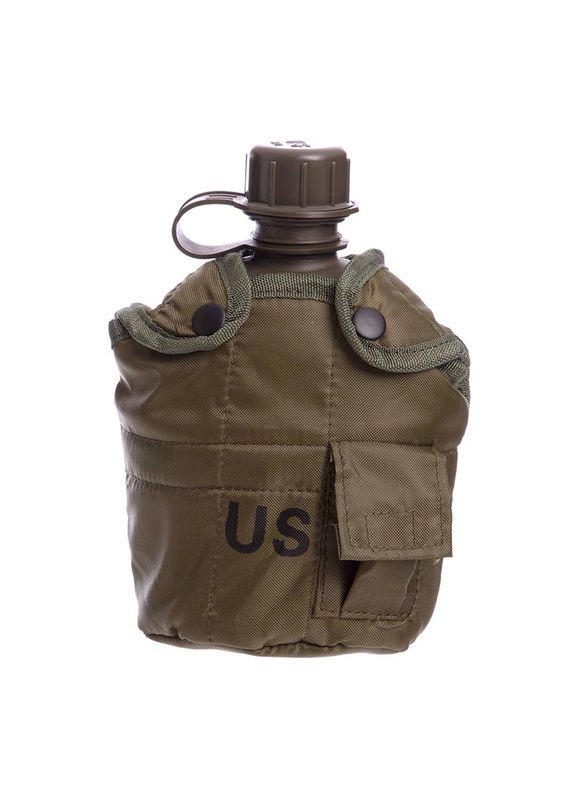 Фляга з котелком у чохлі TY-4834 Камуфляжний (Marpat), (59508009) FDSO (316072320)