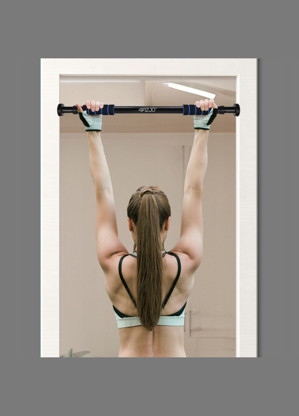 Турнік розсувний Basic 61.5-100 см Black/Blue () 4FIZJO P-5905973402705 (324264769)