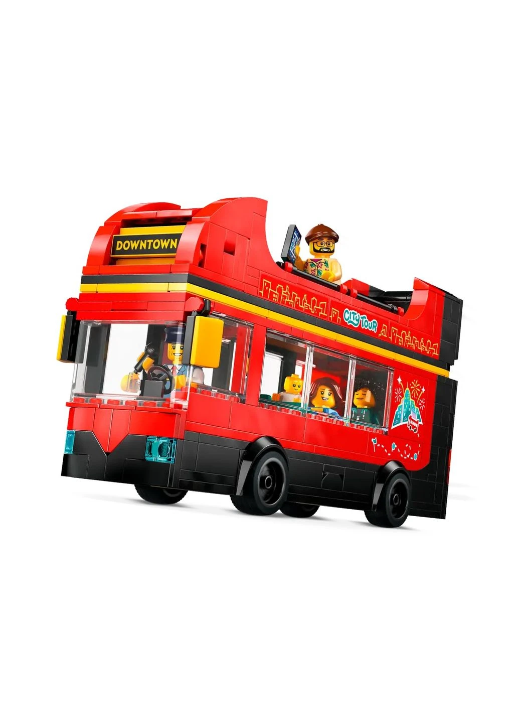 Конструктор City Красный двухэтажный экскурсионный автобус Lego (387188012)