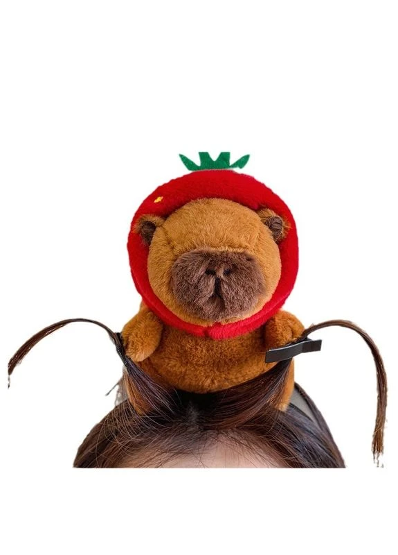 Капібара обідок для волосся Capybara із шпильками 8 см обруч м'яка іграшка Shantou (315359677)