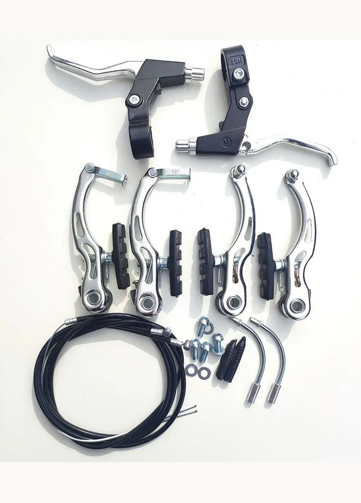 Повний гальмівний комплект для велосипеда V-Brake, металевий No Brand (303282390)