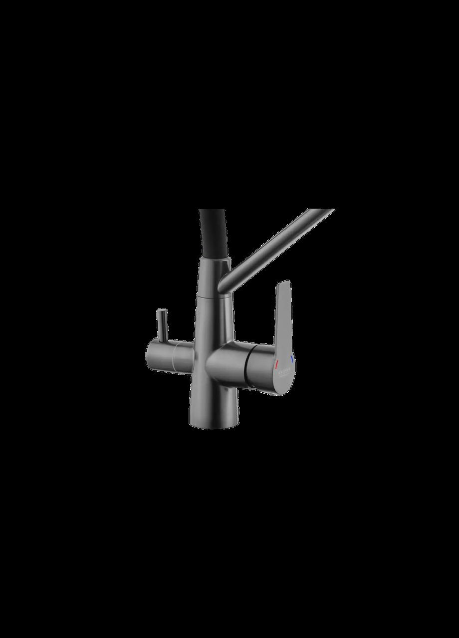 Комплект кухонної мийки KRP Schwarze - 7843ZHM PVD Kroner (336937058)