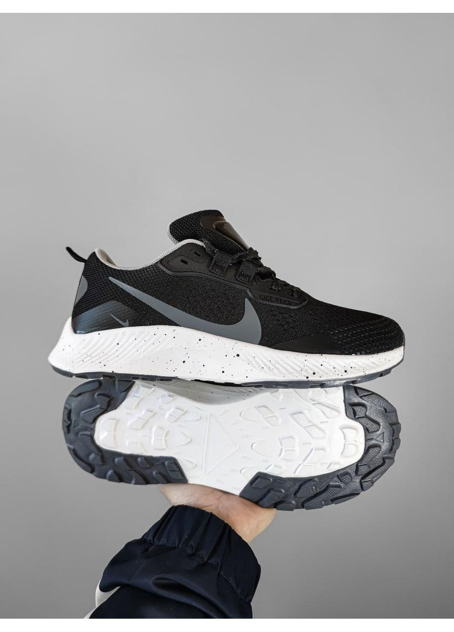 КРОССОВКИ ЖЕНСКИЕ NIKE PEGASUS TRAIL 3 BLACK-WHITE НАЙК ПЕГАСУС ТРЕИЛ No Brand чёрные демисезоны (367169646)
