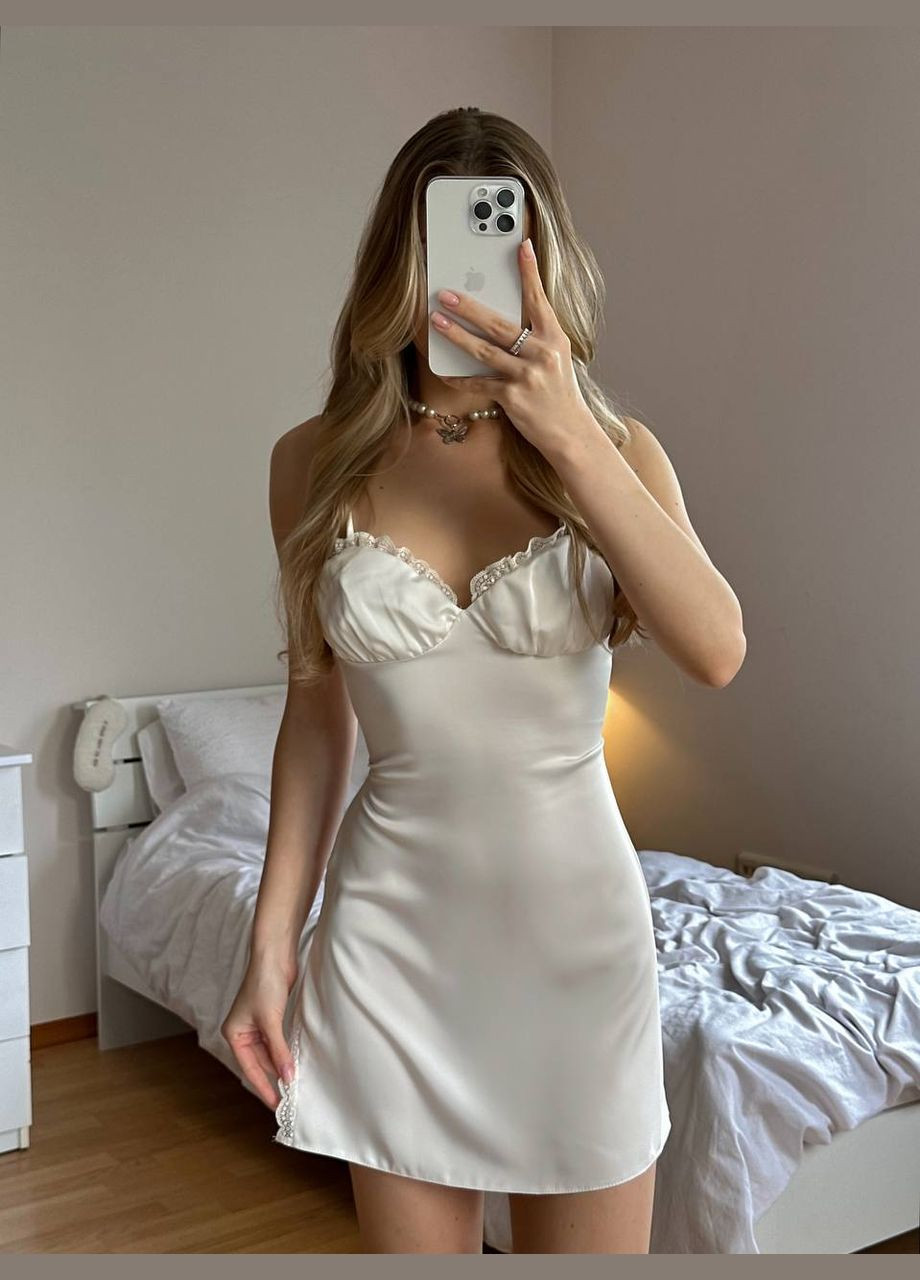 Молочна повсякденний сукня жіноча Україна однотонна