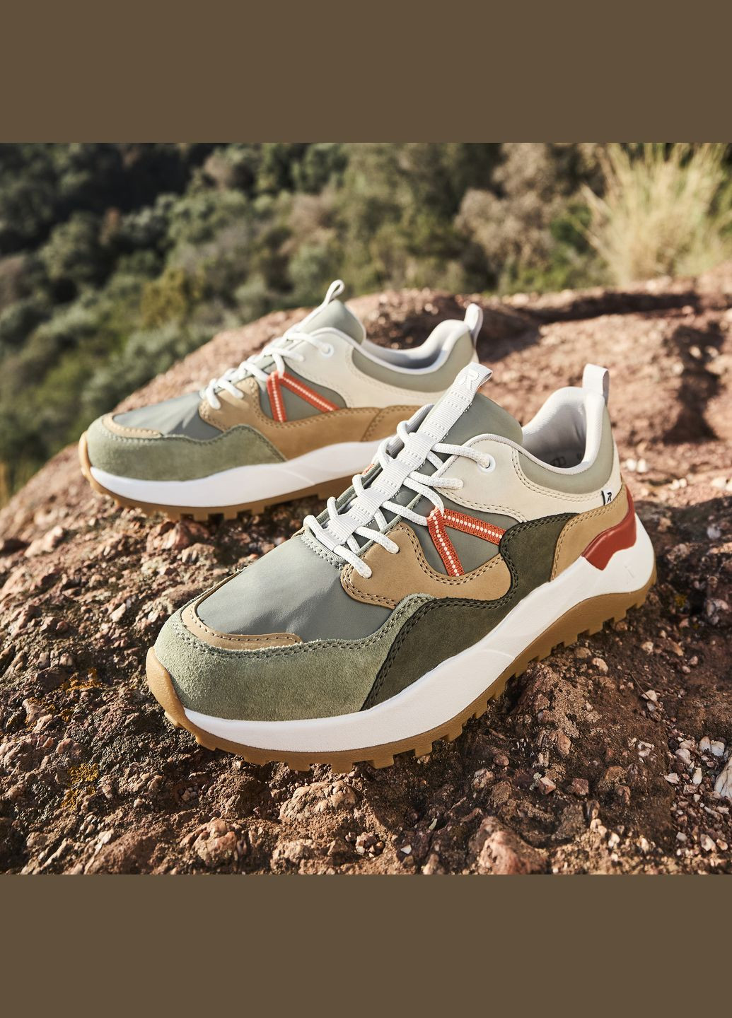 Комбіновані Осінні демісезонні кросівки Rieker