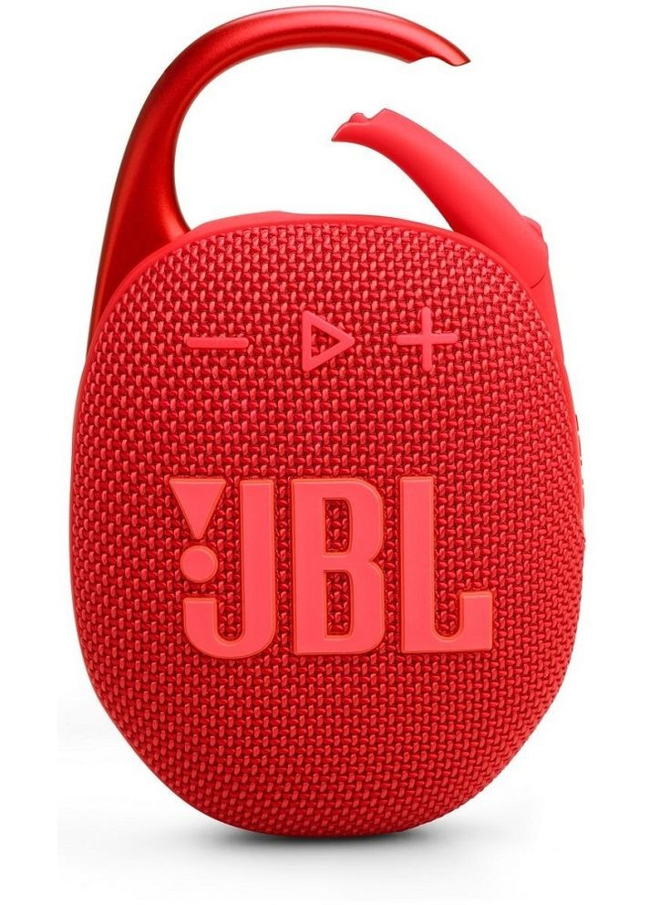 Колонка портативная 1.0 Clip 5 Red, 7B, Bluetooth, питание от аккумулятора, IP67 водонепроницаемая JBL (315350229)
