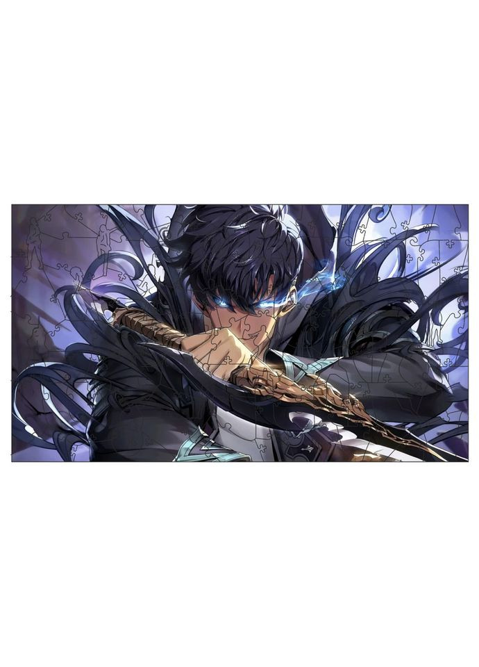 Фигурный пазл из дерева "Solo leveling" PZ008-A3C-AC 180-250 деталей, размер А3 Art Craft (360549471)