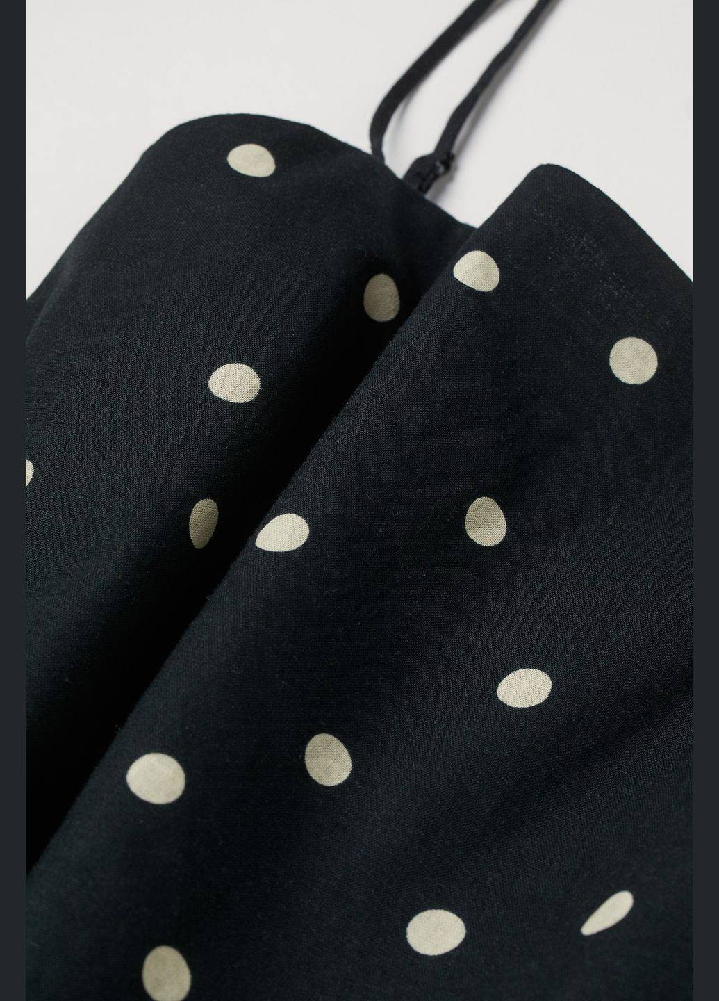 Чорна повсякденний плаття, сукня H&M в горошок