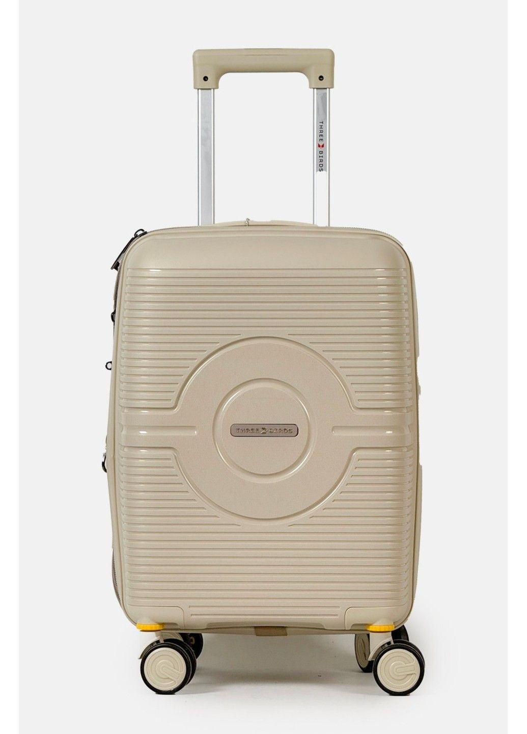 Маленький пластиковый чемодан ручная кладь 2022-28-4RG Three Birds (370944557)