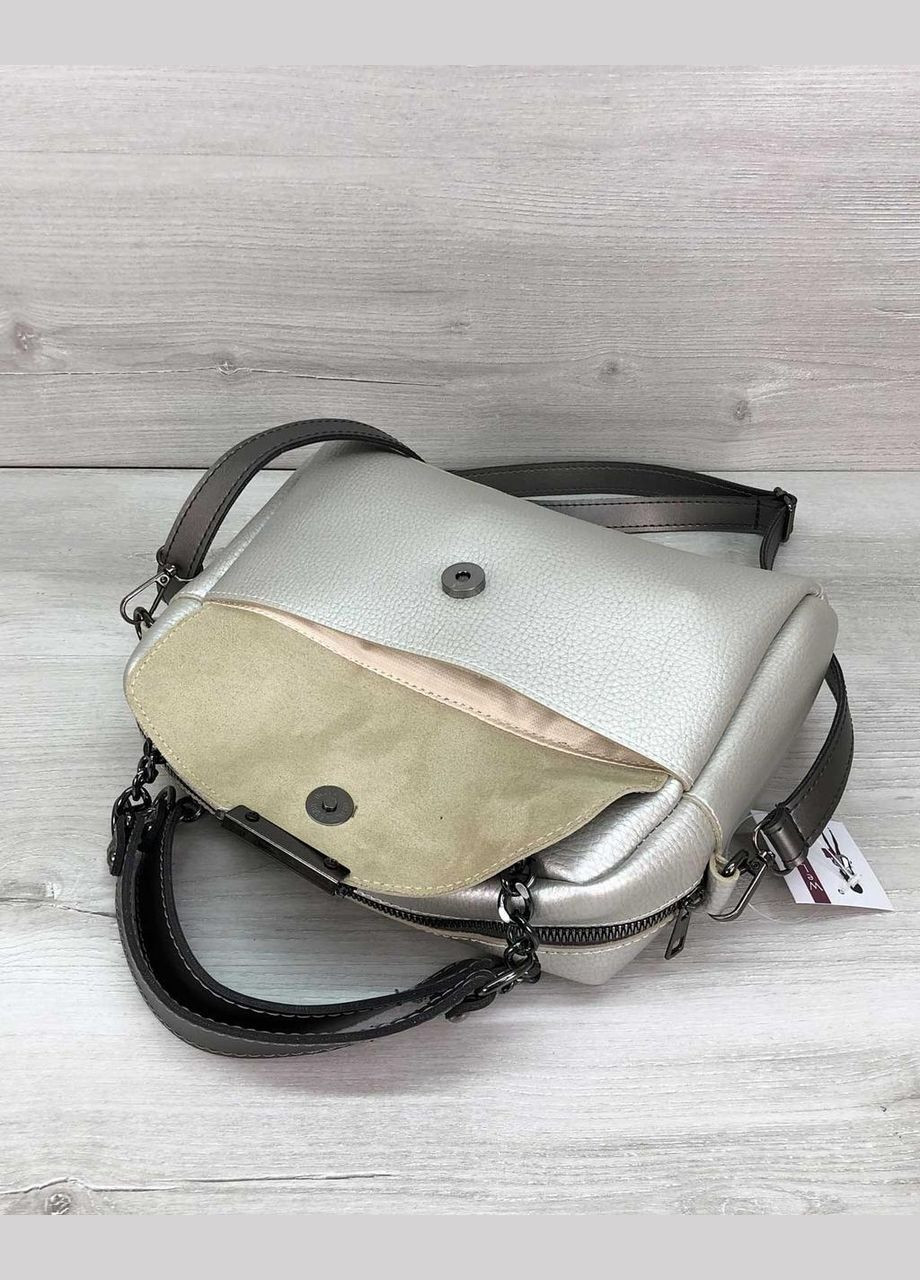 Сумка жіноча «Хлоя» срібло Guris (354710927)