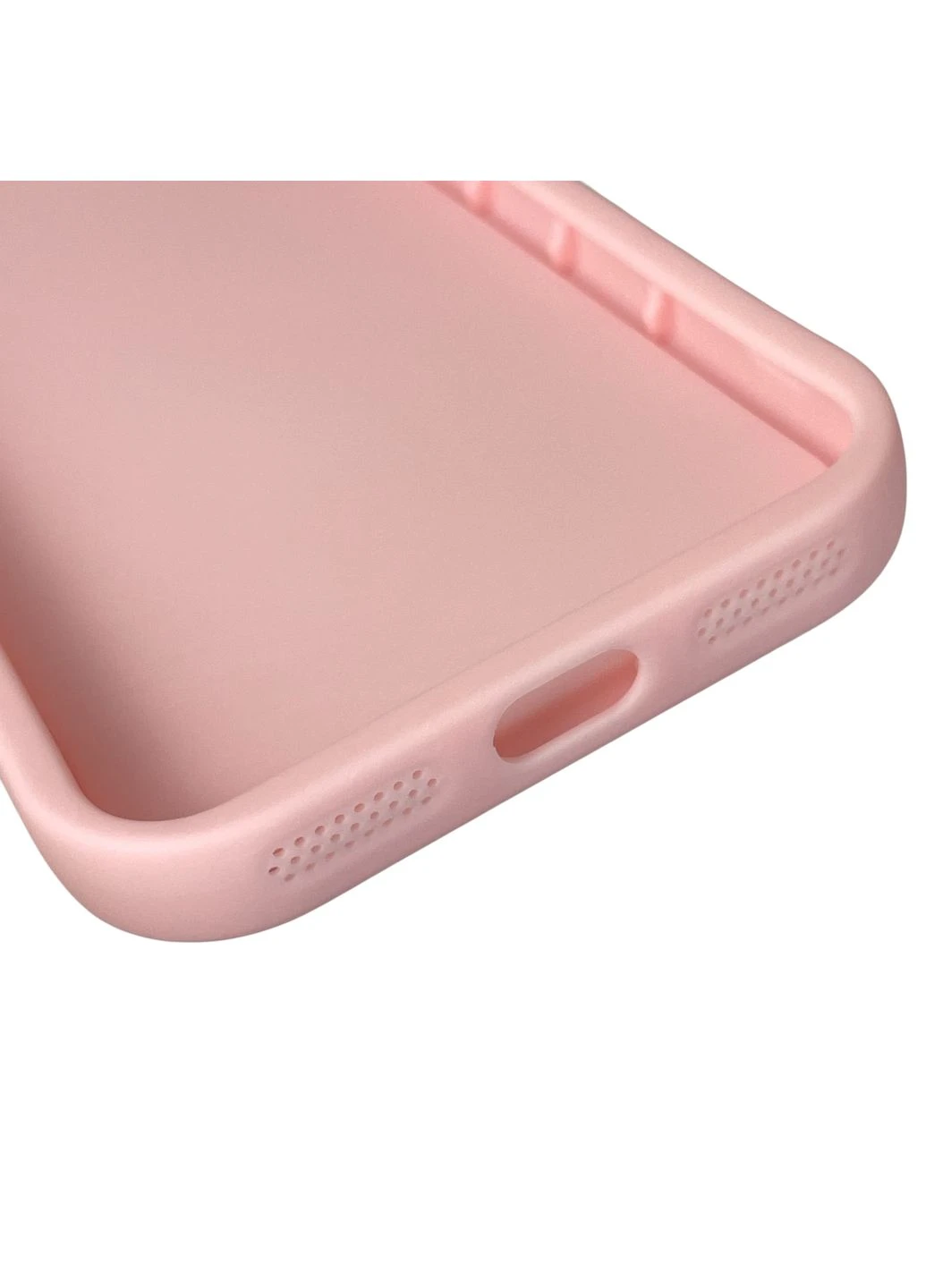Чохол силіконовий Soft Touch з 3D принтом милий ведмедик для iPhone 7 рожевий (Повний захист камери) Apple (378979958)