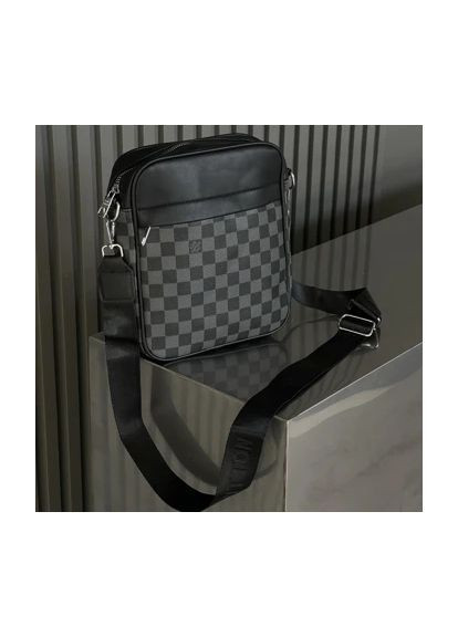 Мужская сумка мессенджер через плечо Louis Vuitton серый No Brand (371991372)