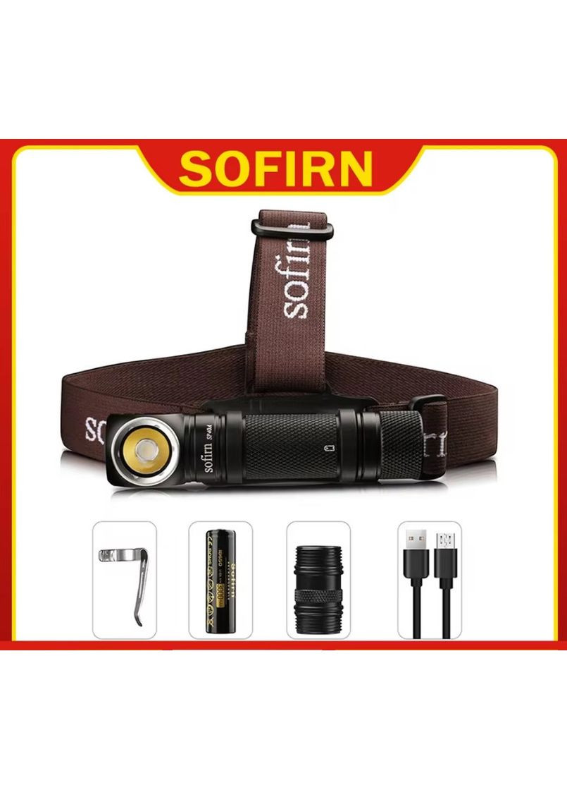 Ліхтар налобний SP40 5000-5700K + акумулятор 18650 black Sofirn (361056050)