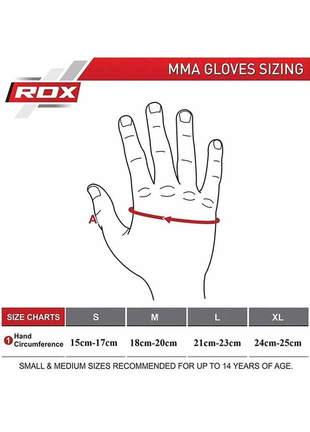 Рукавички для MMA HOSIERY INNER Чорний RDX (395628387)