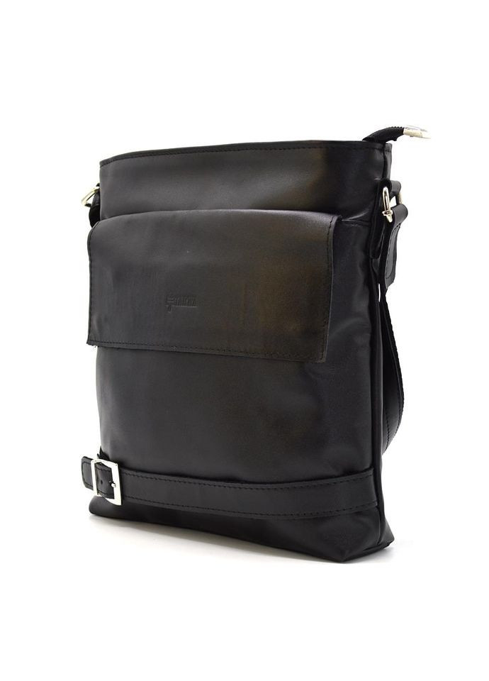 Кожаная мужская сумка через плечо черная GA-0040-3md TARWA (332945169)