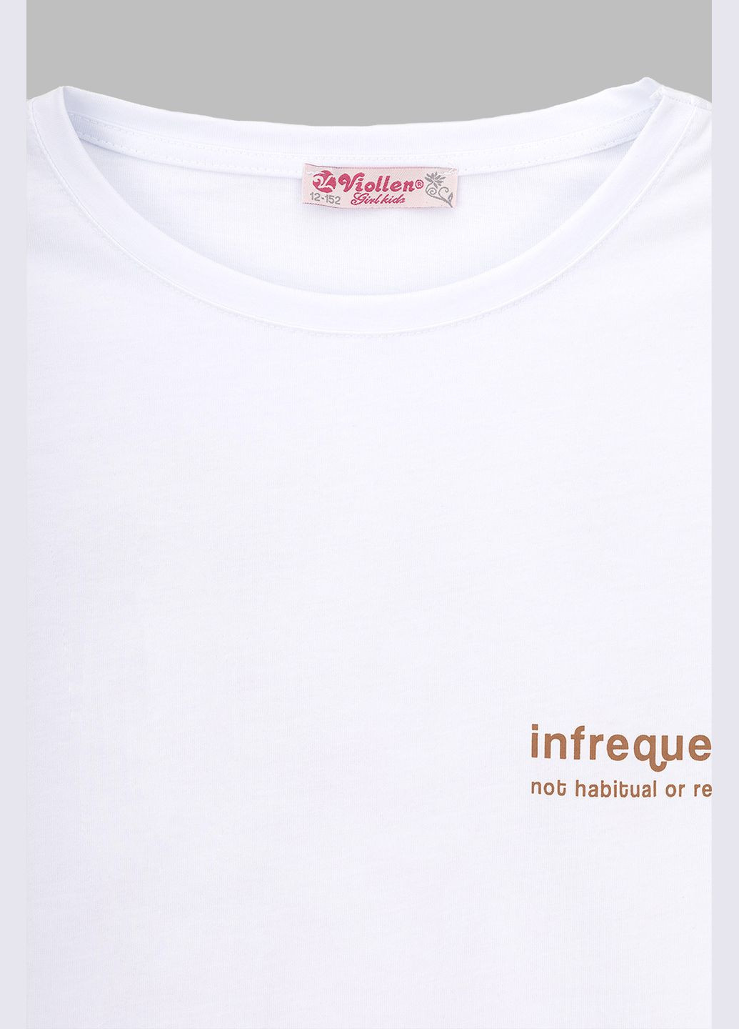 Біла літня футболка Viollen