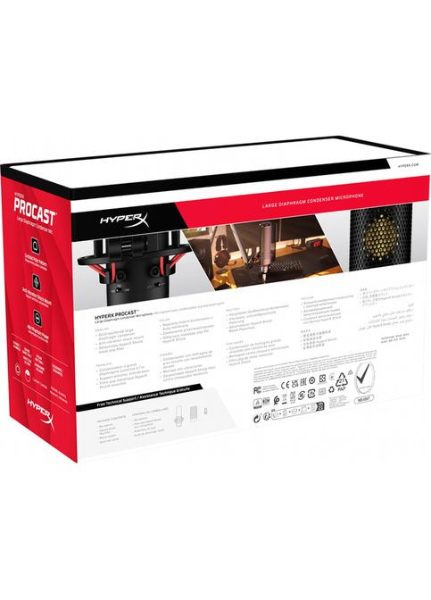 Мікрофон Gaming ProCast Black (699Z0AA) HyperX (322935502)