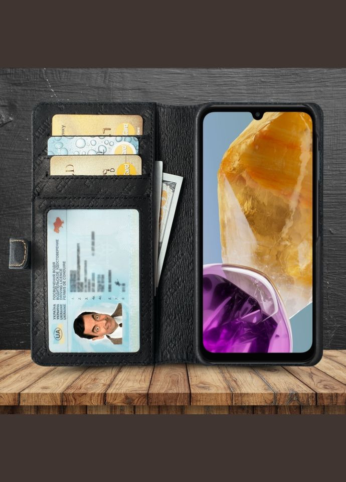 Чехолпортмоне Premium Wallet для Samsung Galaxy M15 Чёрный (77927) Stenk (316651325)