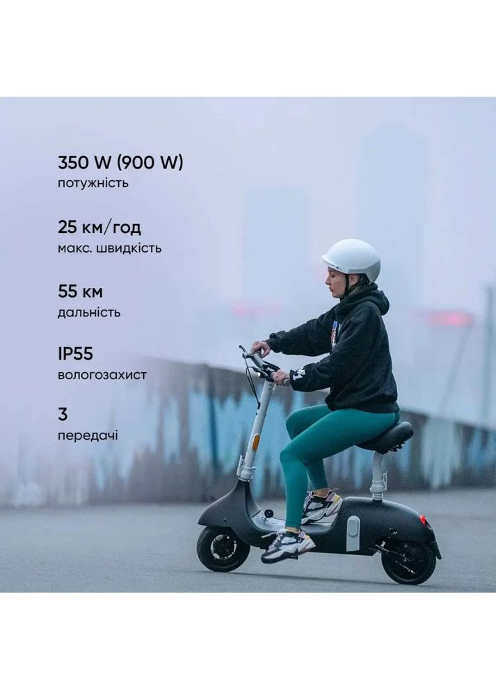 Электросамокат Ceetle PRO EA10C Black OKAI (360416325)