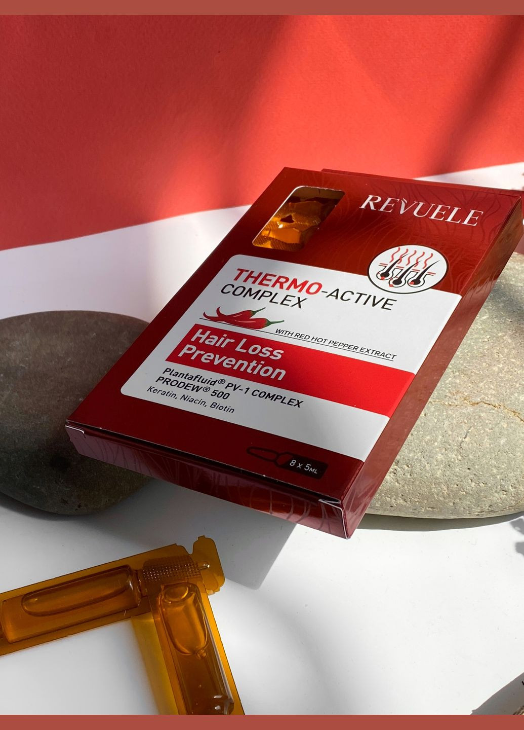 Aмпули волосся термоактивний комплекс профілактика випадіння волосся 8х5 REVUELE Aмпули для волосся (315635008)