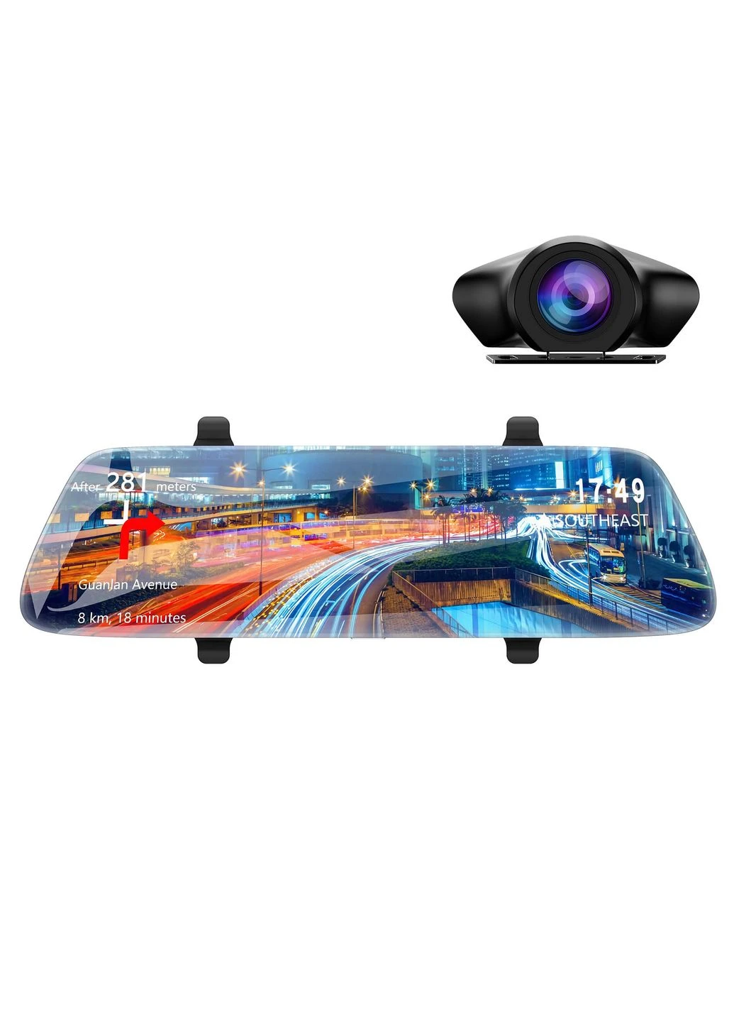 Дзеркало заднього виду з відеореєстратором Maxi 5 WIfi 4K Speedcam Aspiring (360562507)