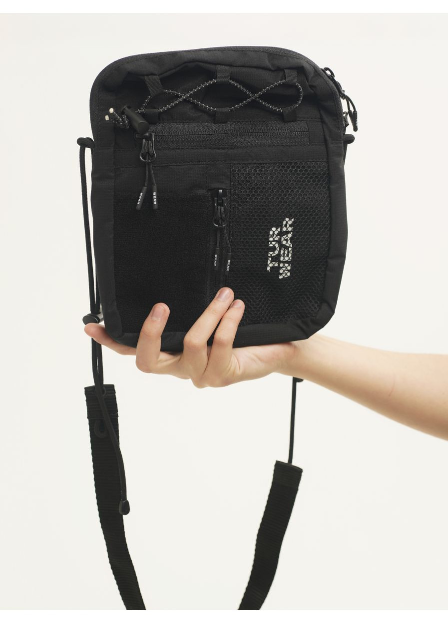 Жіноча сумка-месенджер з велкро " ", чорний Кондор (365652907)