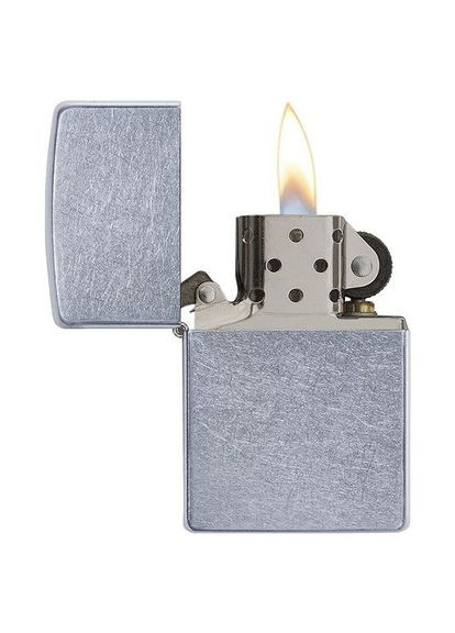 Комплект Запальничка 207 CLASSIC street chrome + Бензин + Кремені в подарунок + Чохол з прорізом LPTBK Zippo (316621086)