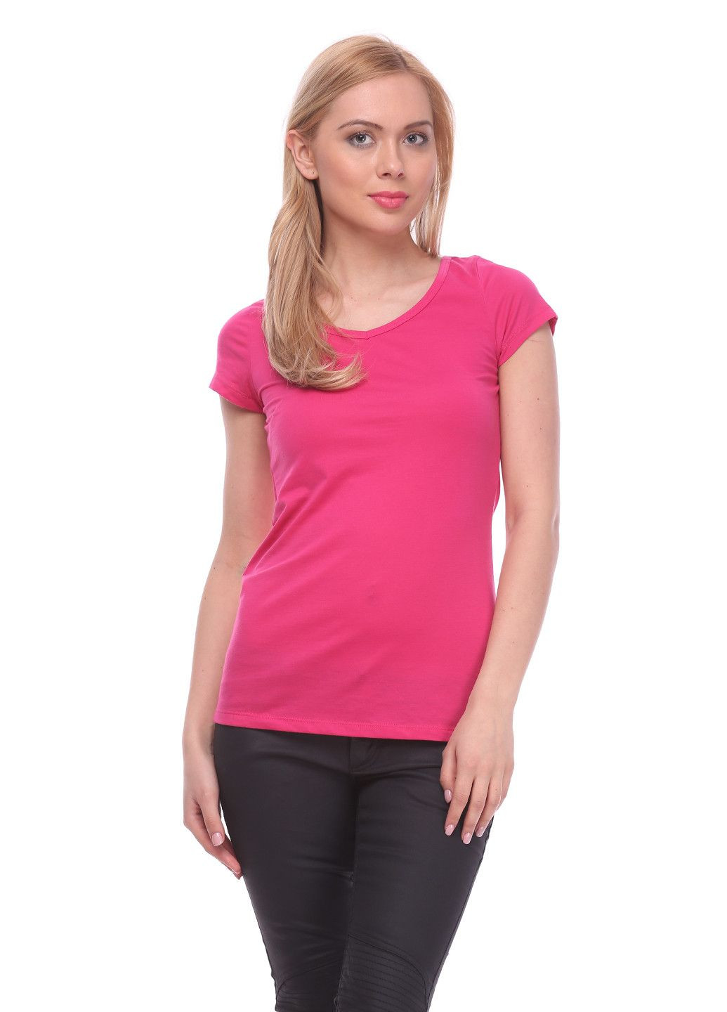 Футболка Розово-черный Assign - (321168646)