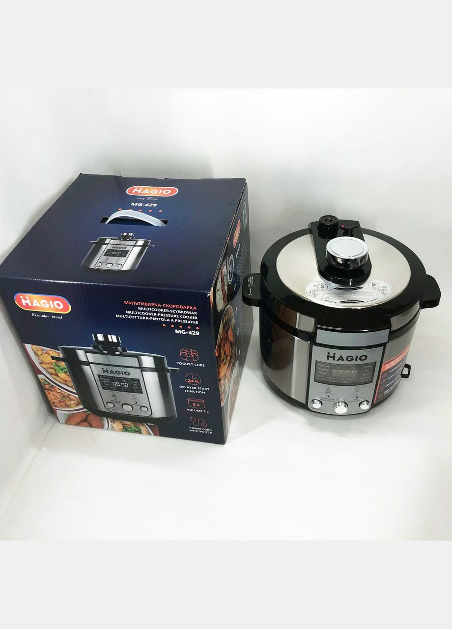 Мультиварка-скороварка MG-429, скороварка пароварка мультиварка, электро скороварка Magio (364665728)