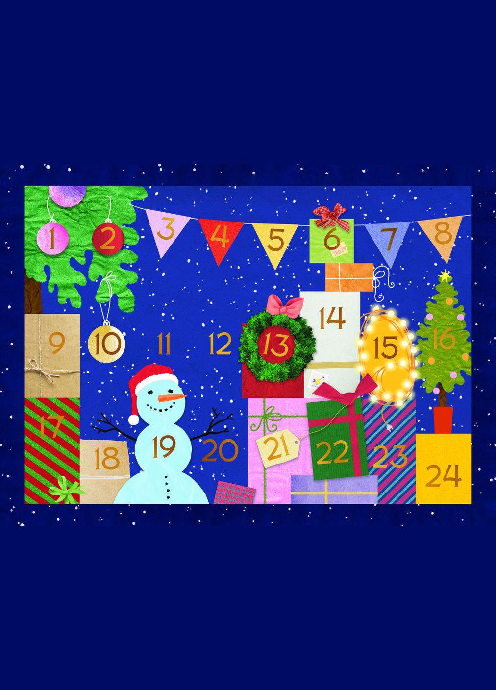 Адвент-пазл-календар різдвяна таємниця великдерева (українською) Час Майстрів (332812339)