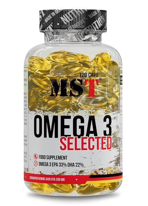 Omega 3 Selected 55% 120 Caps MST Nutrition (331611196)