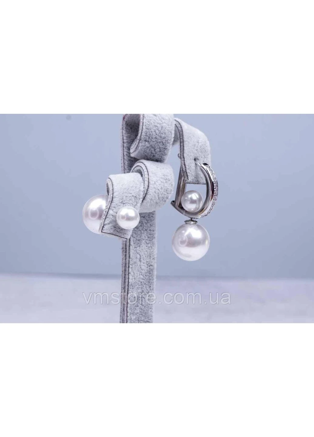 Сережки трансформери, сережки з перлинками, сережки 4 в 1 Fashion Jewelry боксерки (386515555)