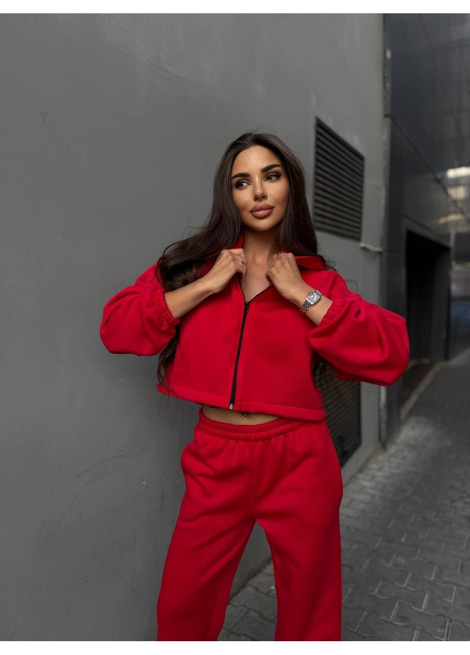 Жіночий теплий костюм із затяжками No Brand (362209255)