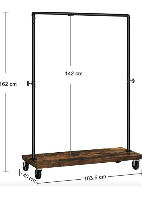 Стійка-вішалка для одягу та взуття Vintage у стилі Loft Leobert (361953112)