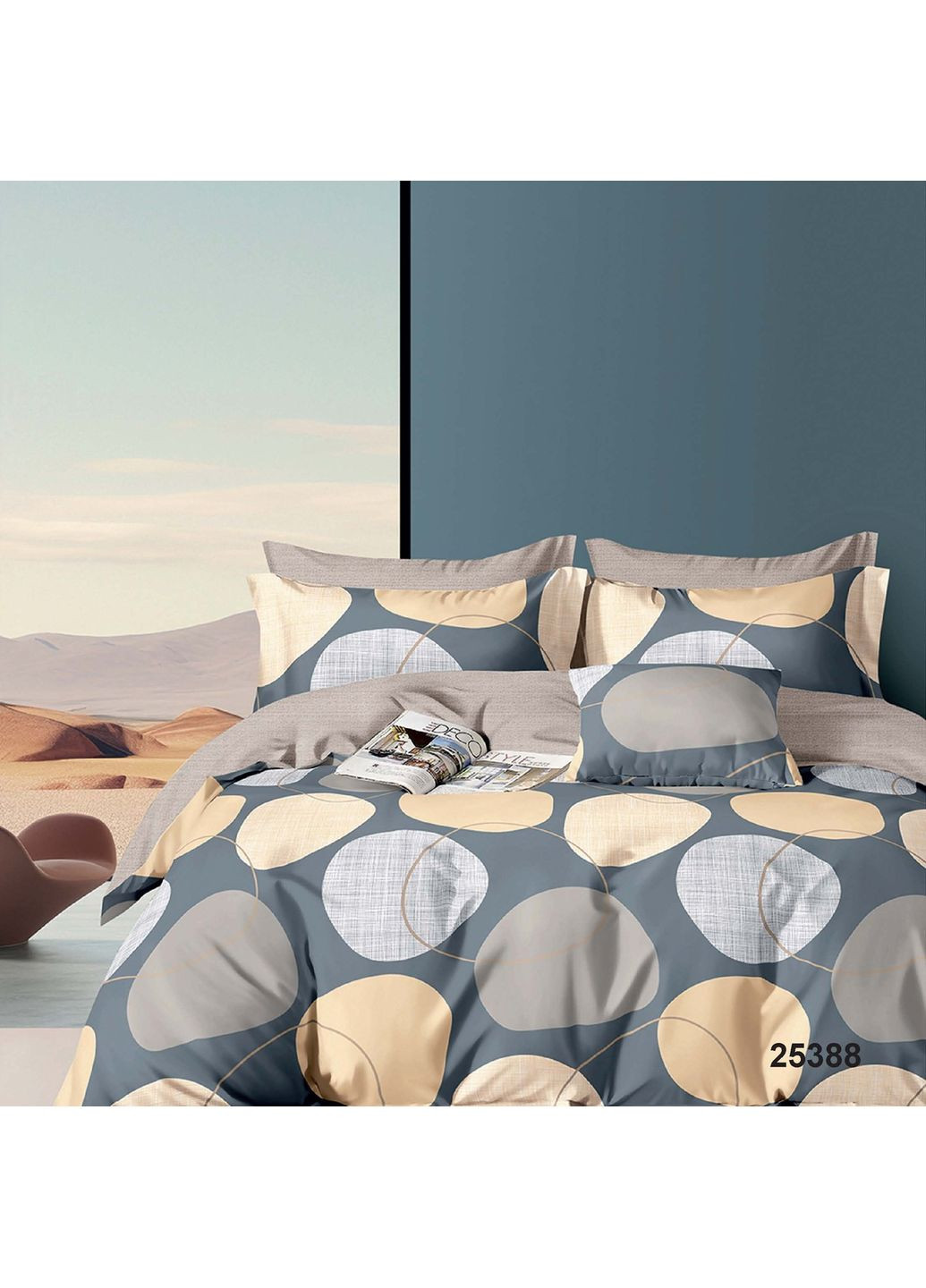 Комплект постельного белья евро ранфорс Viluta 25388-ev-r (357209077)