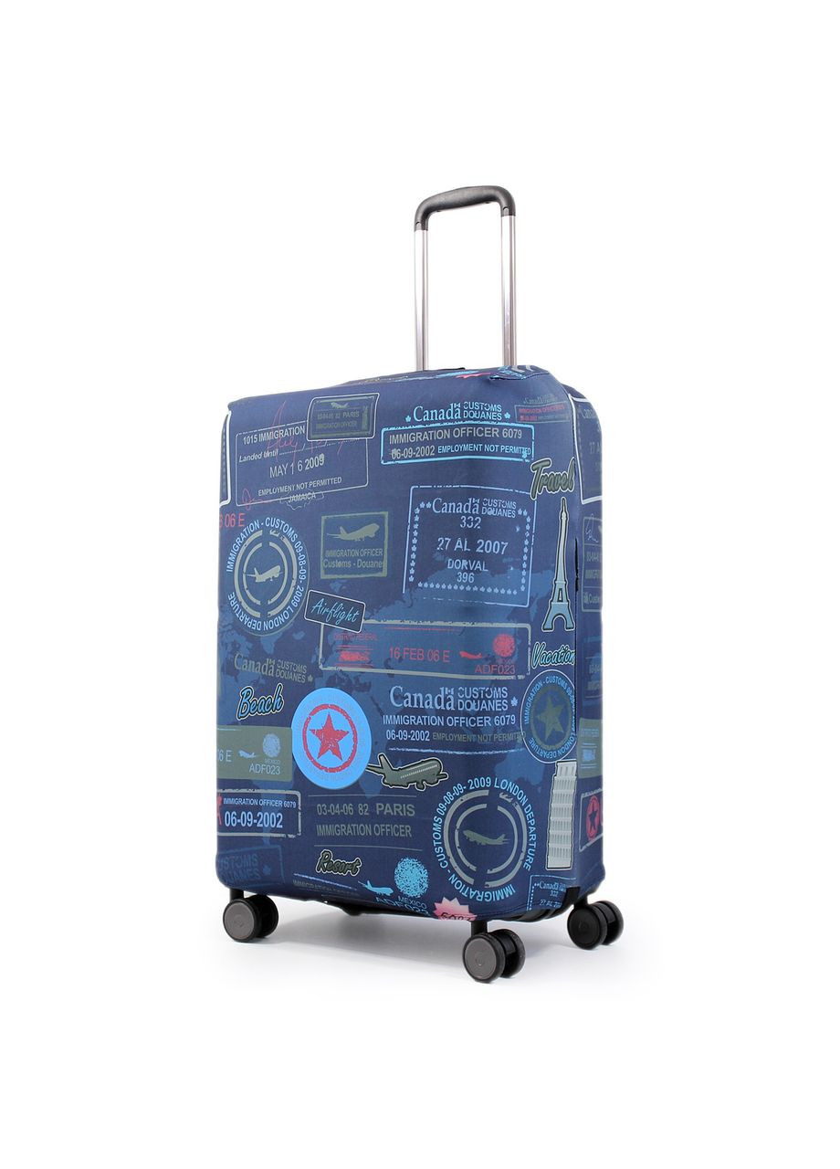 Чохол для валізи Польща великий тканина (дайвінг) штампи/ 841-28 FLY (324801505)