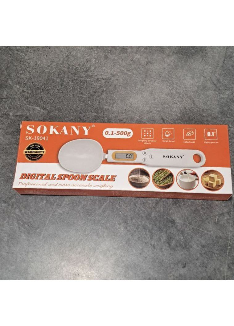 Електронна мірна ложка з дисплеєм і вагами SK-19041 Sokany (351431701)