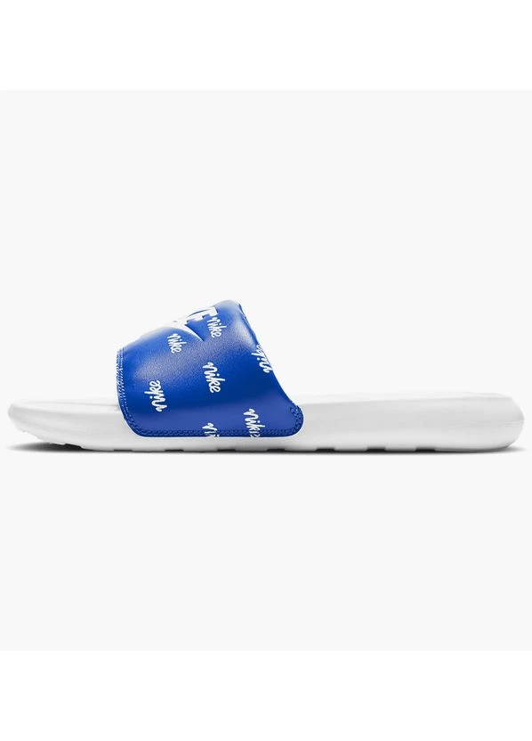 Тапочки Victori One Slide Print Blue/White CN9678-400 Nike (399370817)
