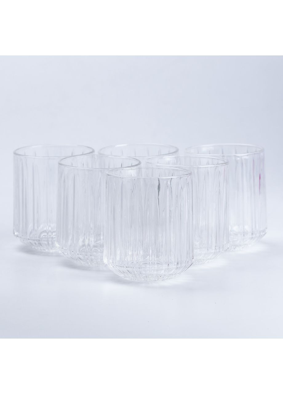 Склянка для води та соку скляна прозора GDK TS Kitchen (367724495)