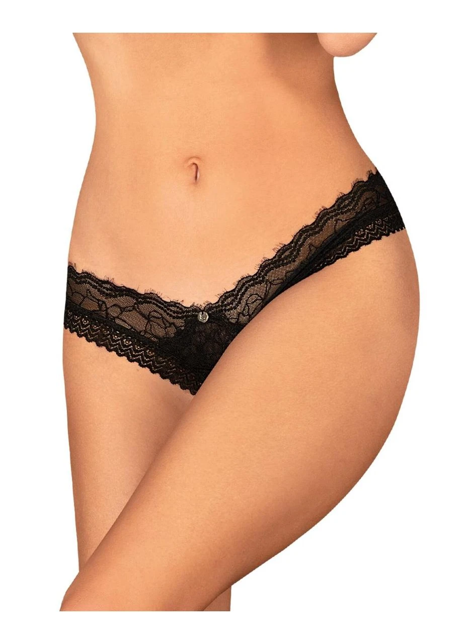 Трусики Medilla crotchless thong XS/S Obsessive (297138536)